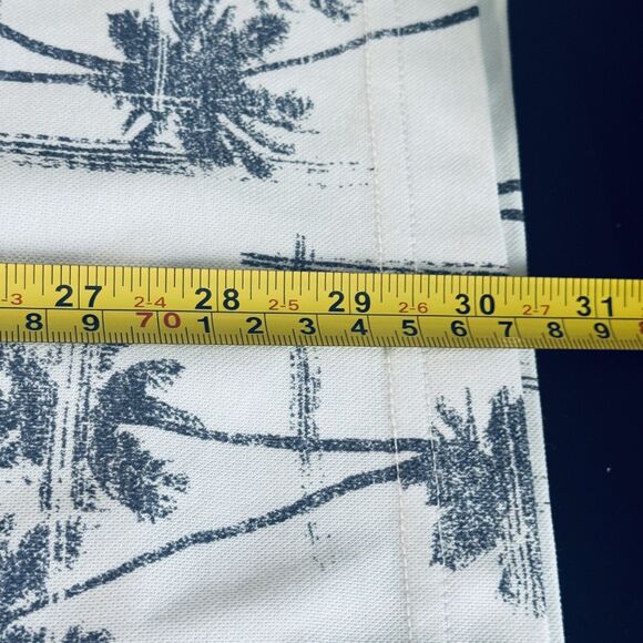 Travis Mathew Polo Shirt Mens XL White Gray Palm Tree Short Sleeve - Picture 6 of 7